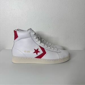Converse Pro Leather Hi Top Red/White Mens Size 11